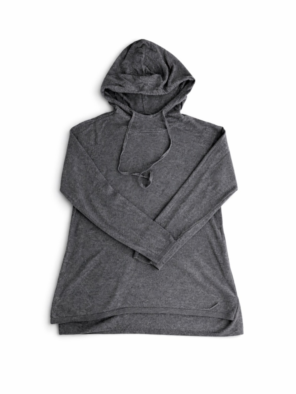 Alfani Gray Hooded Knit Pullover